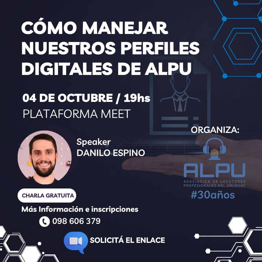 Cómo manejar nuestros perfiles digitales de ALPU